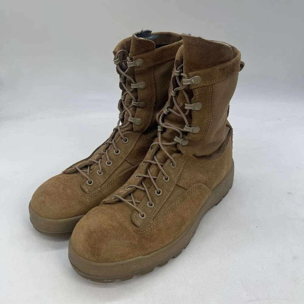 McRae Footwear Military Boots Mens 10.5 R ARMY Combat Hot Weather Coyote Brown
